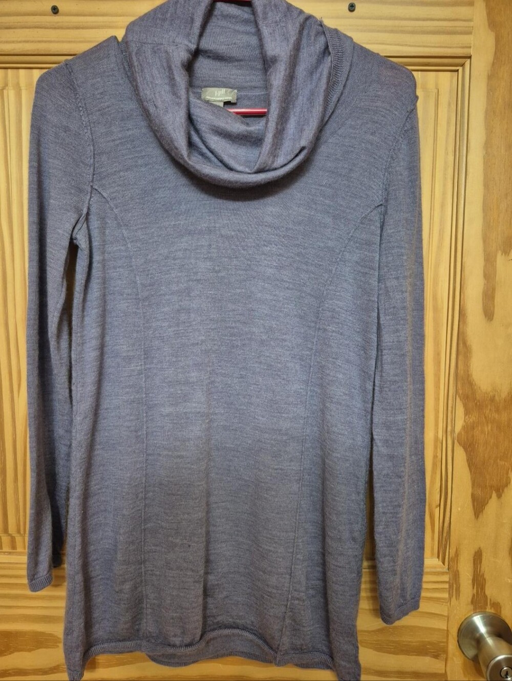 J.Jill Italian Merino Wool Cowl Neck Tunic Sweater XS